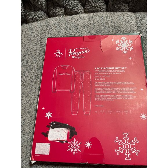 Original Penguin By Munsingwear PJ Lounge Set Mens Large Long Sleeve Tee Jogger - Picture 7 of 9